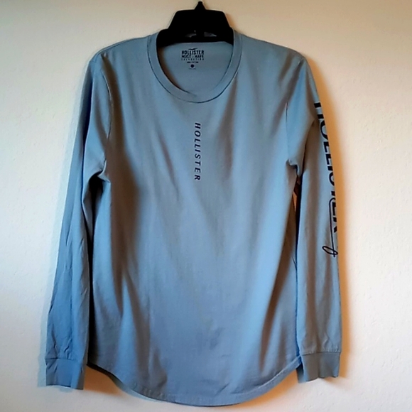 Hollister Must Have Collection Women's Curved Hem Long Sleeve T-Shirt Size Small - Picture 5 of 14